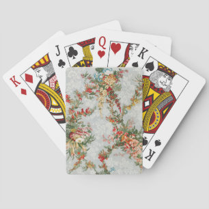 Jeu De Cartes Illustration Fleurs vintages