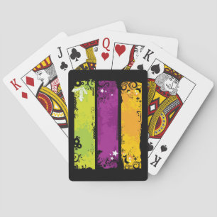 Jeu De Cartes Illustration Grunge Banners