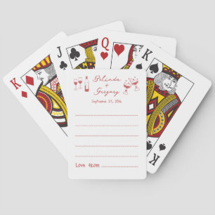 Jeu De Cartes Illustrations dessinées à la main Livre d'or de ma