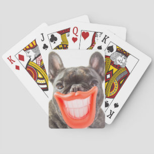 Jeu De Cartes Images Getty Un chien souriant