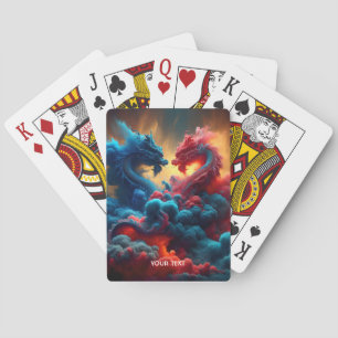 Jeu De Cartes Imaginaire Bleu Rouge Bleu mignon