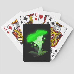 Jeu De Cartes Imaginaire Chanterelle Champignon vert brillant