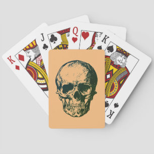 Jeu De Cartes Imaginaire crâne Art Rock Punk Métal lourd