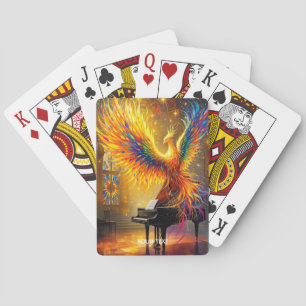 Jeu De Cartes Imaginaire Joli Phoenix Jouer Piano