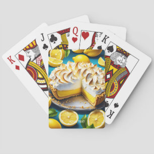 Jeu De Cartes Imaginaire Mignonne Vivid Citron Meringue Pie