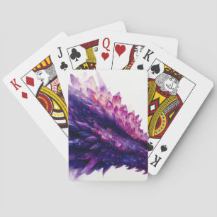 Jeu De Cartes Imaginaire mystique Améthyste cristal Dragon Bête