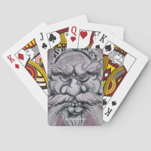 Jeu De Cartes IMAGINAIRE TAROT/ANTIQUE MASQUE GROTESQUE Noir Bla