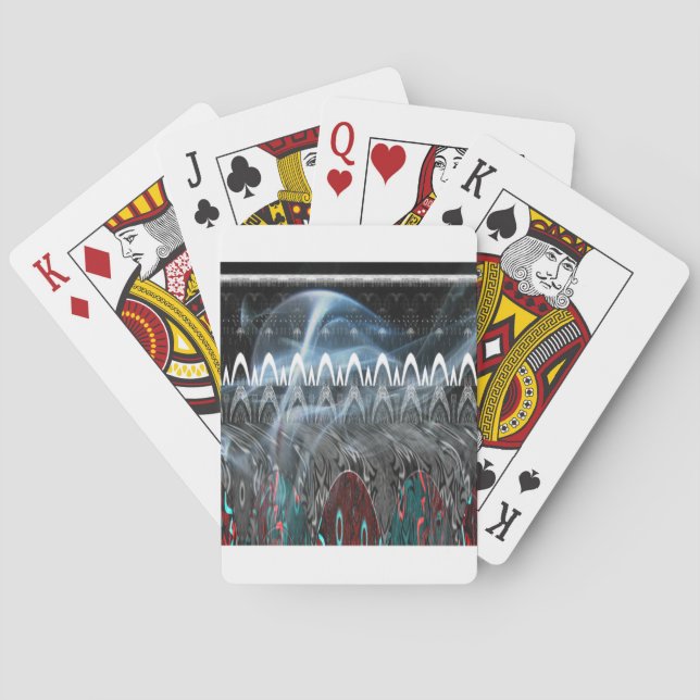 Jeu De Cartes Impression artistique Abstraite remarquable (dos)
