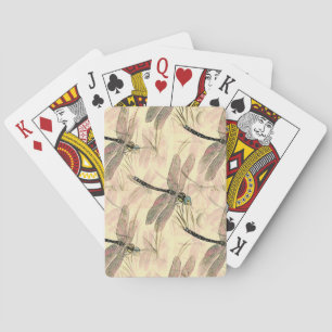 Jeu De Cartes Impression de libellules vintages
