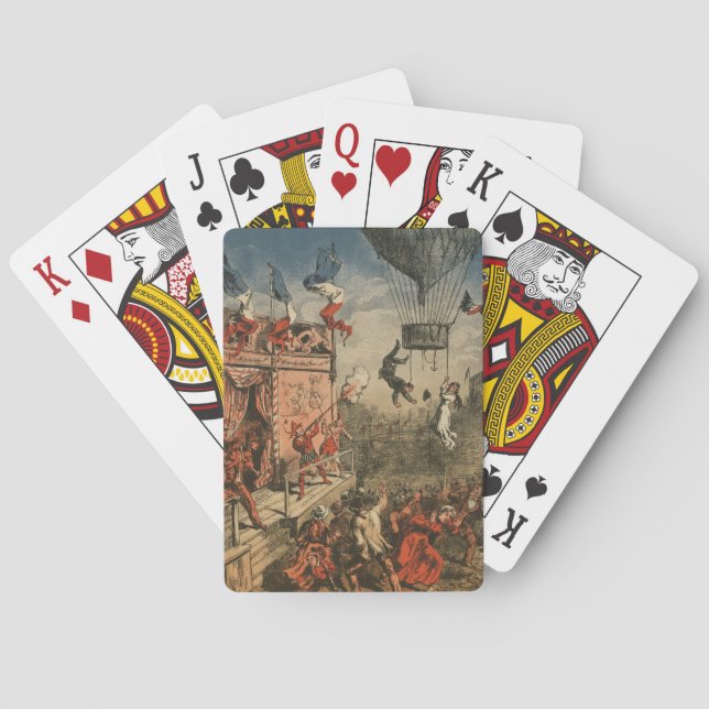 Jeu De Cartes Impression Humoristique D'Un Interprète Théâtral (dos)