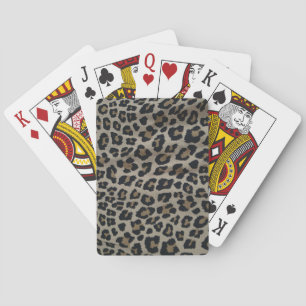 Jeu De Cartes Impression léopard