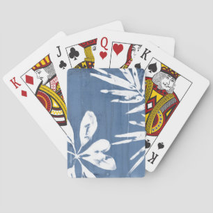 Jeu De Cartes Impressions tropicales Indigo - Verdure tropicale