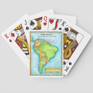 Jeu De Cartes Indépendance sud-américaine