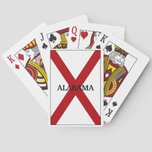 Jeu De Cartes Indicateur d'État Alabama - Cartes de lecture pers