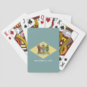 Jeu De Cartes Indicateur d'état du Delaware