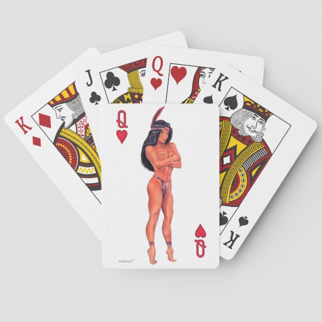 JEU DE CARTES INDIEN MAIDEN (dos)