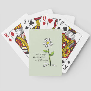 Jeu De Cartes Infirmière Anniversaire Religieux Vert Fête Person