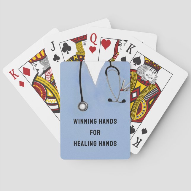 Jeu De Cartes Infirmière cadeaux de nouveauté (dos)