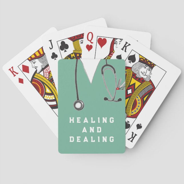 Jeu De Cartes Infirmière drôle (dos)