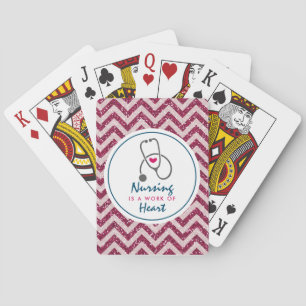 Jeu De Cartes Infirmière est une oeuvre de Heart Saying avec Ste