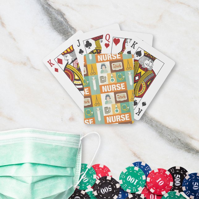 Jeu De Cartes Infirmière professionnelle Iconique Conçu (Créateur téléchargé)