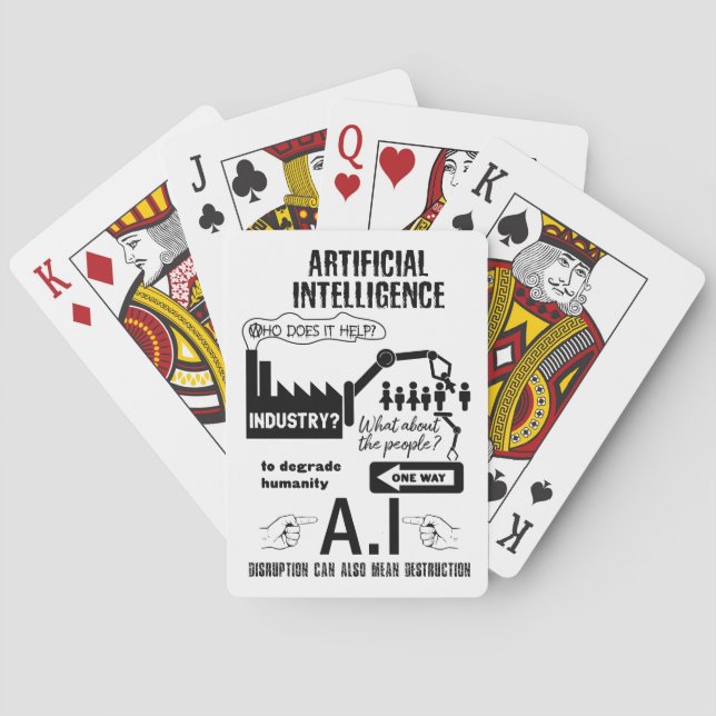 Jeu De Cartes Intelligence artificielle (dos)