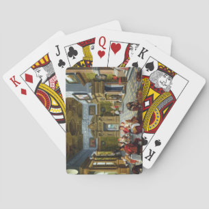 Jeu De Cartes Intérieur d'une salle somptueuse, 1622 (huile sur