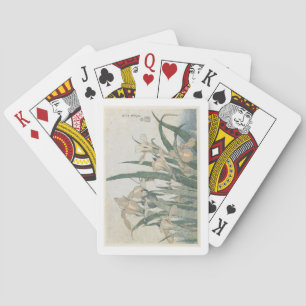 Jeu De Cartes Iris Flowers and Grasshopper, c.1830-31