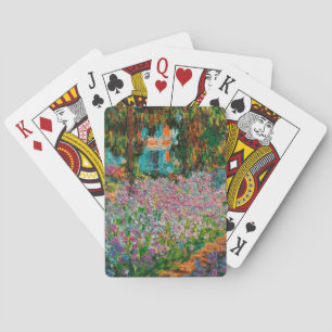 Jeu De Cartes Iris Jardin Monet Giverny fleurs
