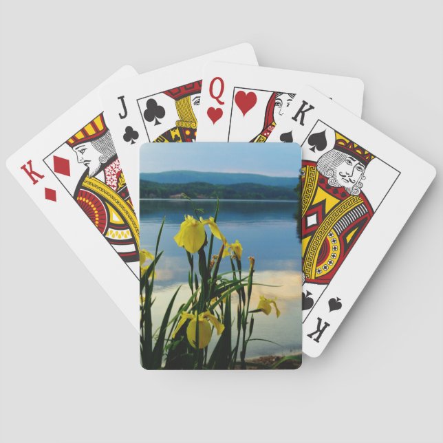 Jeu De Cartes Iris jaune à Lake Shore (dos)