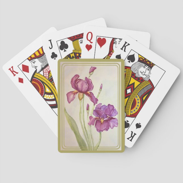 Jeu De Cartes Iris jouant aux cartes (dos)