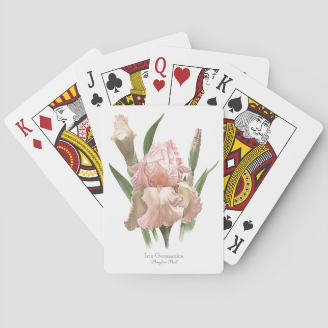 Jeu De Cartes Iris rose (dos)