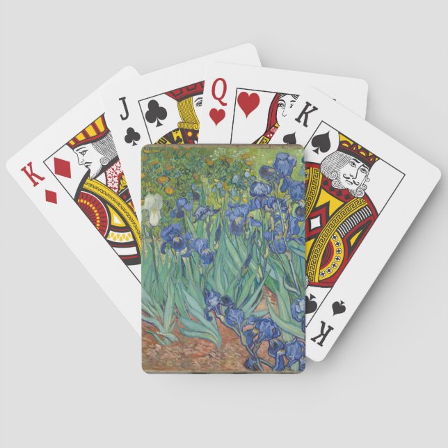 Jeu De Cartes Irises par Vincent Van Gogh (dos)