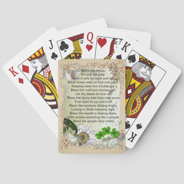 Jeu De Cartes Irish House Blessing jouer aux cartes (dos)