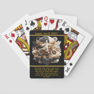 Jeu De Cartes Isaïe 40:31 Force sur roues AI Art