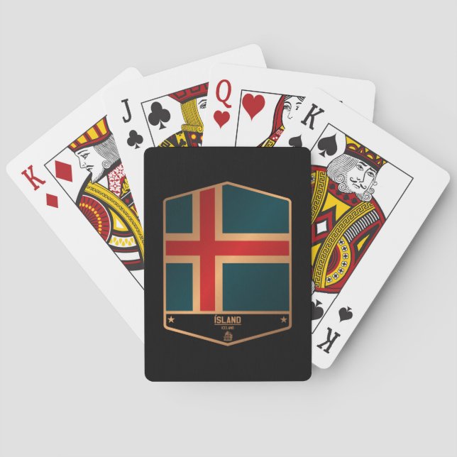 Jeu De Cartes Islande (dos)