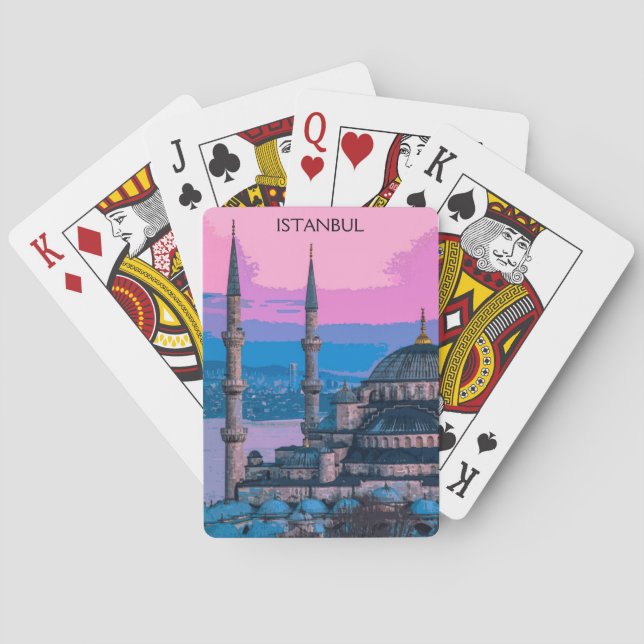 Jeu De Cartes Istanbul Turquie Sainte-Sophie Architecture (dos)