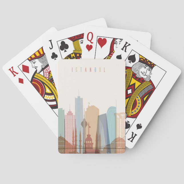 Jeu De Cartes Istanbul, Turquie | Ville Skyline (dos)