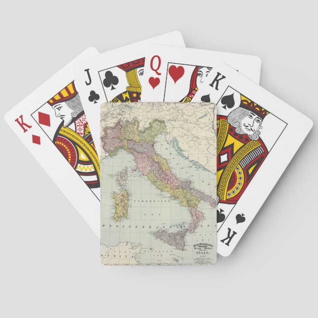 Jeu De Cartes Italie. (dos)