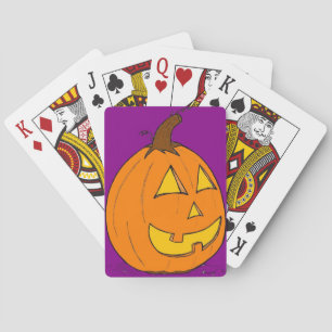 Jeu De Cartes Jack o' Lantern Purple Jouer des cartes