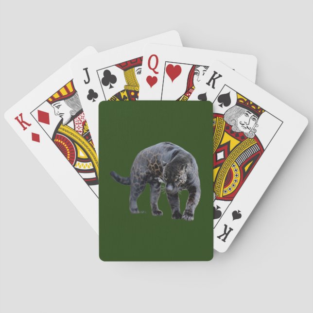 Jeu De Cartes Jaguar Diablo green Poker jouer aux cartes (dos)