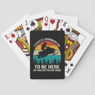 Jeu De Cartes J'Ai Arrêté La Motoneige Pour Être Ici