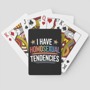 Jeu De Cartes J'ai des tendances homosexuelles Fierté LGBTQ Arc-