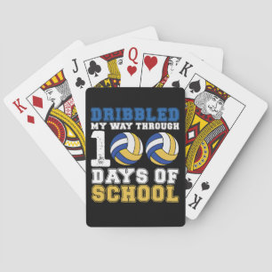 Jeu De Cartes J'Ai Fait Mon Chemin À Travers 100 Jours De Volley