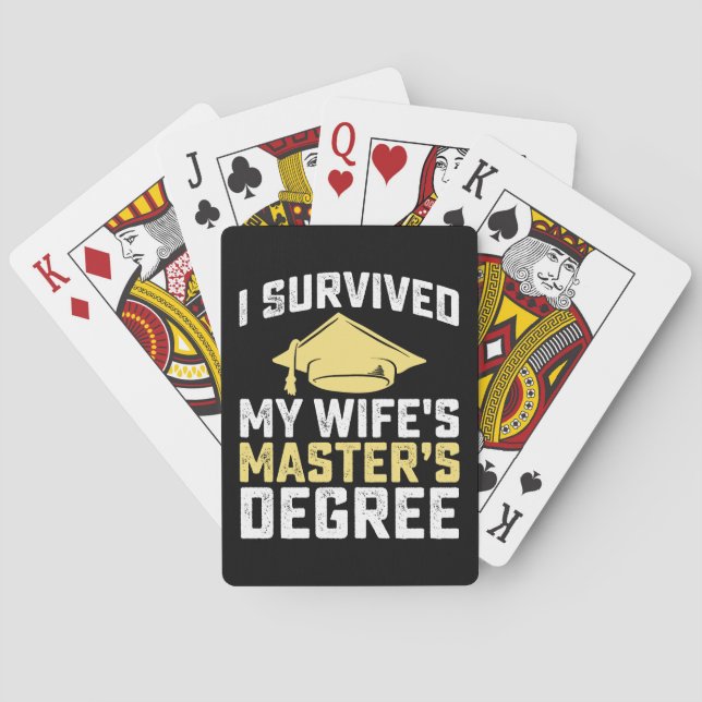 Jeu De Cartes J'ai survécu à la maîtrise de ma femme (dos)