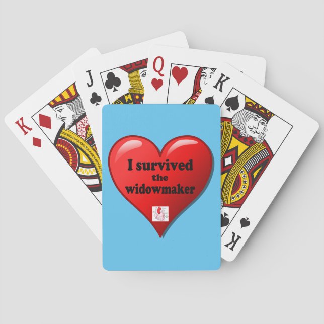 Jeu De Cartes J'ai survécu au Widowmaker (dos)