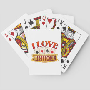 Jeu De Cartes J'aime Joueur de carte de pont