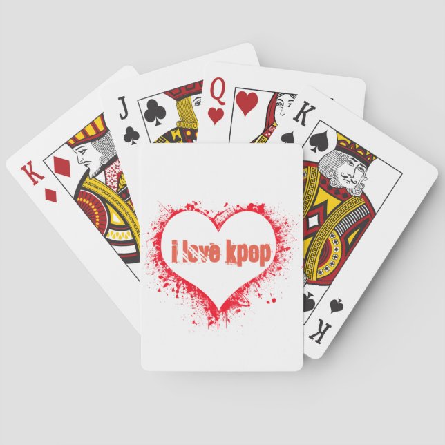 Jeu De Cartes J'AIME Kpop (dos)