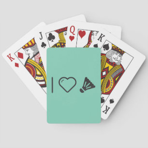 Jeu De Cartes J'aime le badminton