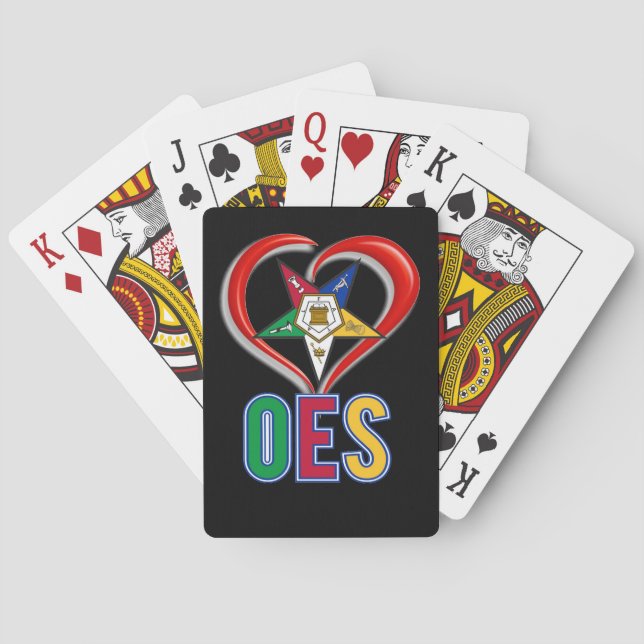 Jeu De Cartes J'aime OES (dos)